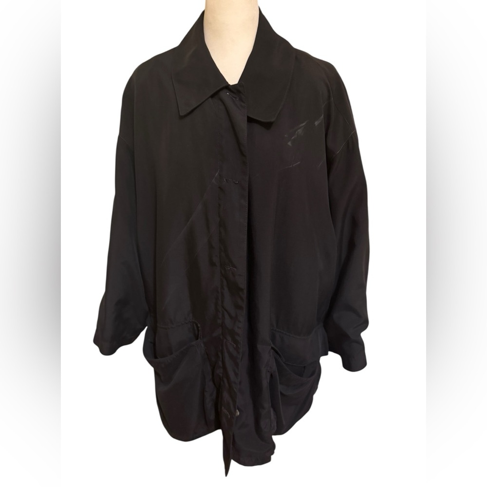 Vintage Drizzle Black Jacket. Size 12. Worn.